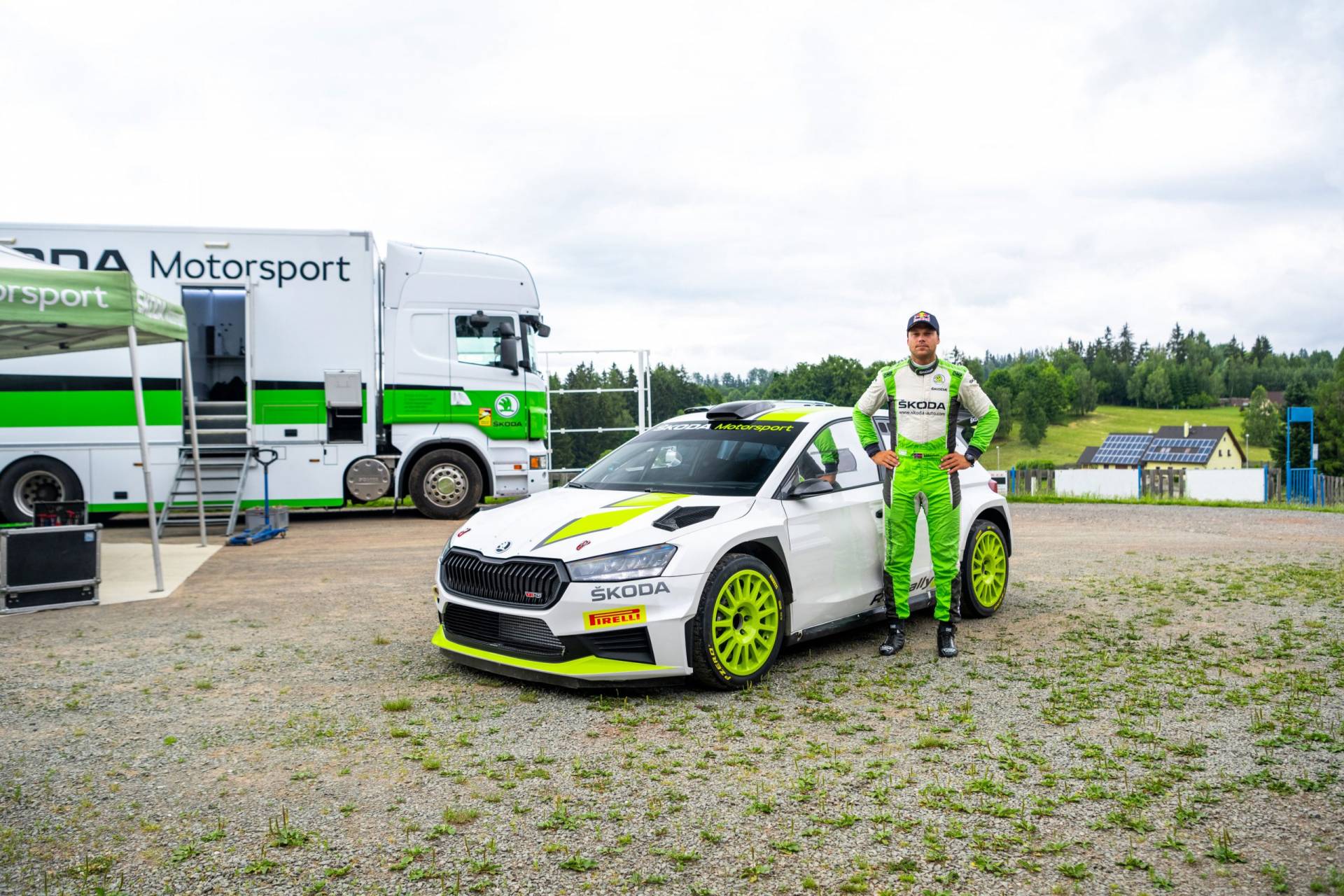 FABIA RS RALLY2 SE POPRVÉ PŘEDSTAVÍ NA BOHEMCE