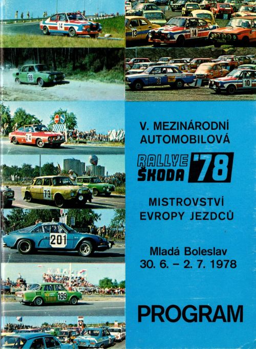 Program Rallye Škoda 1978