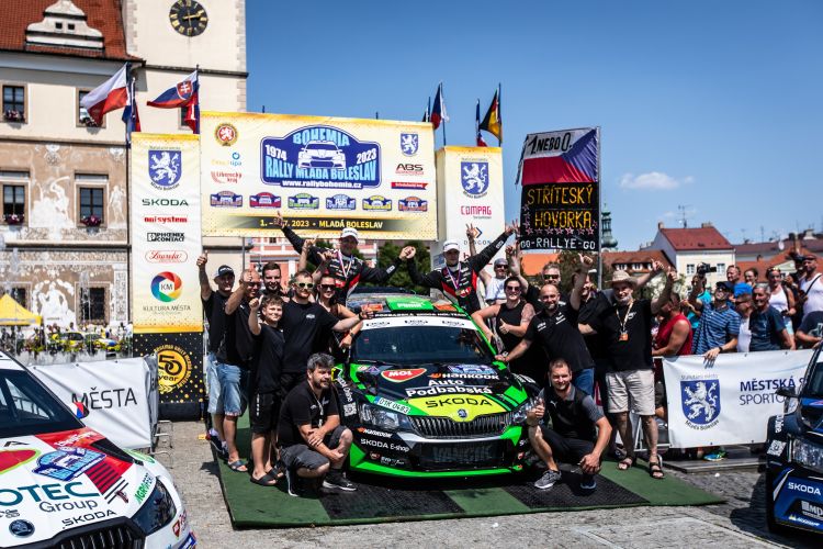 Bohemia Rally 2023 přinesla první vítězství Dominiku Stříteskému
