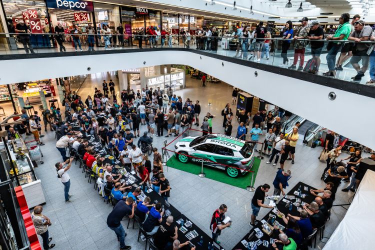 Značka Škoda je na Bohemia Rally vždy v centru pozornosti